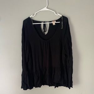 Womens black blouse